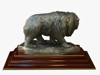 Bear Statuette 3D model