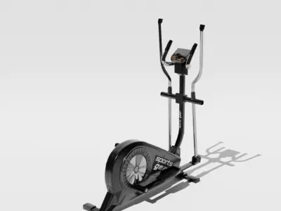 Elliptical Trainer Low-poly 3D model purchase