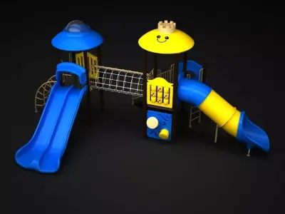 Outdoor Castle 3D model