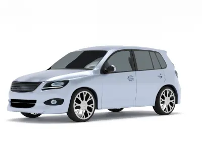 Sport car inspired by recent models 3D model