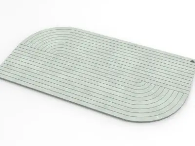 Kitchen Tray Low-poly 3D model
