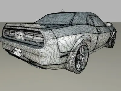 Dodge srt Hellcat 3D model