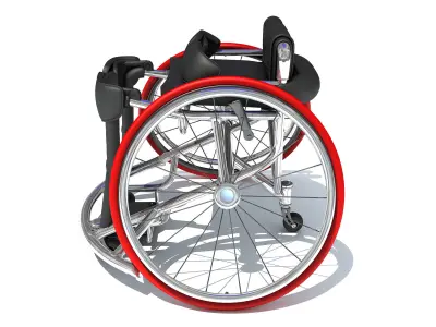 Sport Wheelchair 3D model