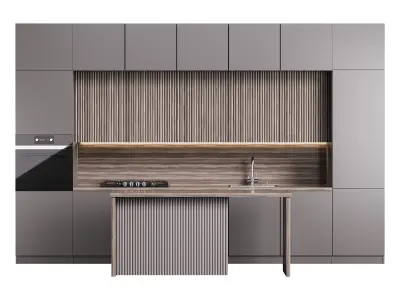 Modern kitchen 11 3D model