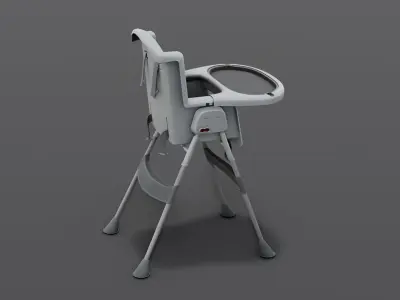 Baby Chair 3D Model Low-poly 3D model