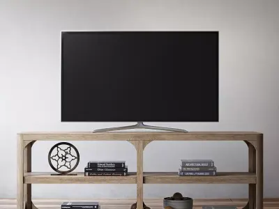 RH Martens 81in media console 3D model