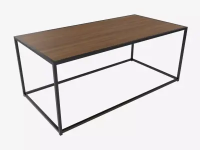 Coffee table Seaford rectangle 3D model