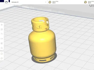 Gas Bottle STL Collection 01 3D print model