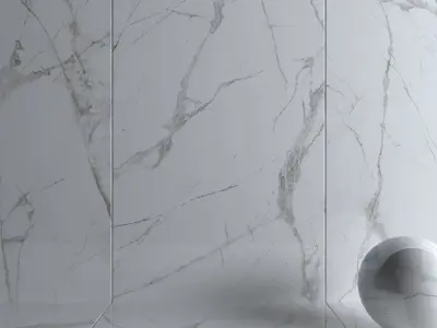 Wall Tiles Museum Glacier White Set 160x320 Set 1 Texture