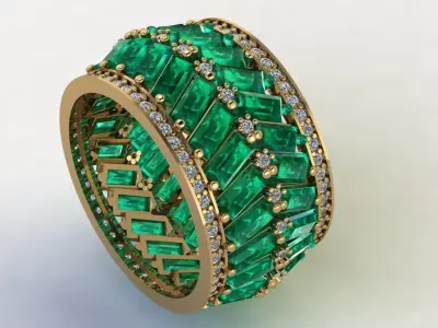 Wheel Ring 3d set 3D print model