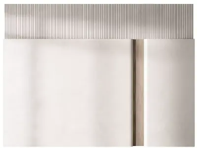 headboard wall panel 17 Free 3D model