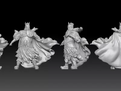 Guan Yu  3D print model