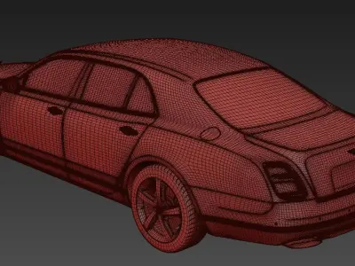 Bentley Mulsanne Speed 2017 High Detailed 3D Model 3D model