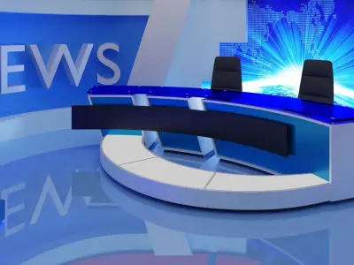 News Set - Virtual  3D model