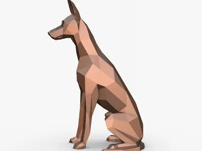 Podenco canario 3D print model