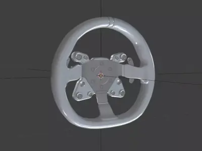 Sparco Racing Steering Wheel 3D model