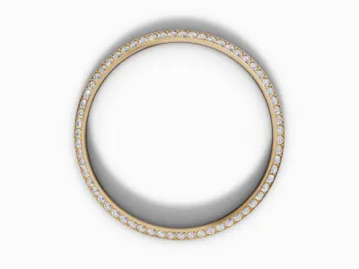 40mm Diamond watch bezel  3D print model