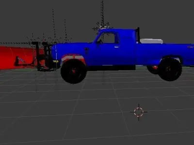1993 Dodge Ram W250 MegaReg Long Bed Free 3D model