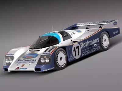 Porsche 962 1984-1991 3D model