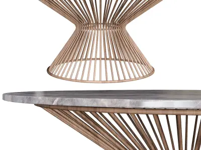 Side and coffee table 3d model collection  Low-poly 3D model