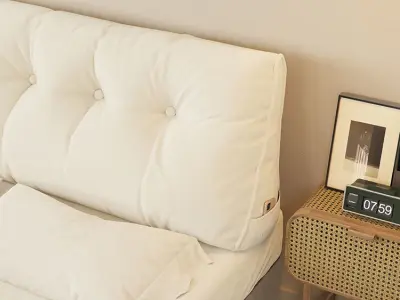 Comfortable bedroom interior scene  3D model