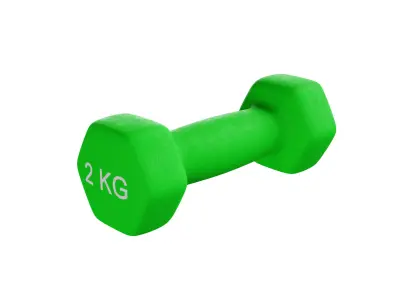 2 Kg Dumbbell 3D model