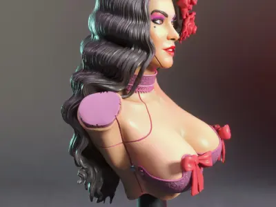 Shelley bust Free 3D print model