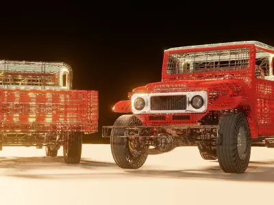 Classic Pick Up Truck  3D model