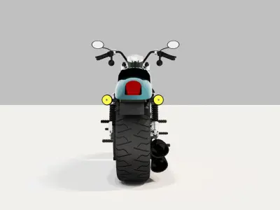 Harley Davidson Motorcycle 3D model