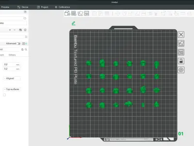 TwindBricks3D - Minifigure Hair pack 5 3D print model