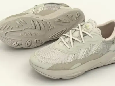 shoes sneakers 3D model