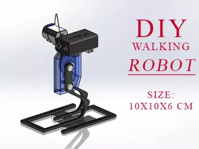 DIY Walking robot 3D print model
