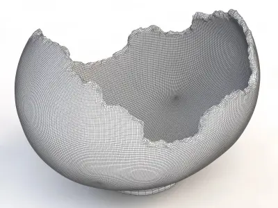 Burled Bowl 3D model