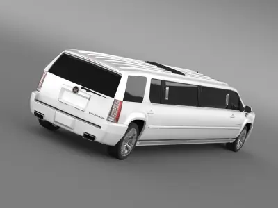 Cadillac Escalade limo 2013 3D model