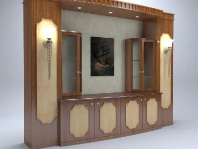 Wall cabinet 3D model