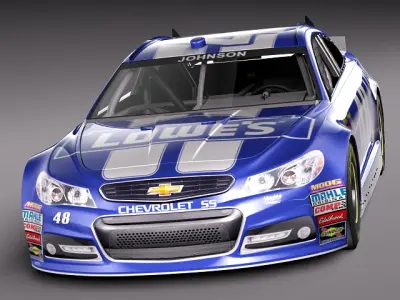 Chevrolet SS NASCAR 2013 3D model
