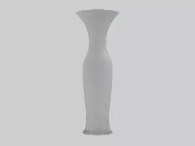 Crystal vase model Low-poly 3D model