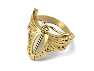 Dragonfly Ring 3D print model purchase