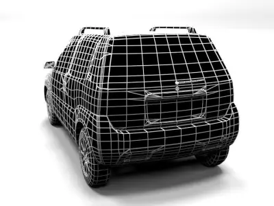 SUZUKI IGNIS 2001 3D LOWPOLY  Low-poly 3D model