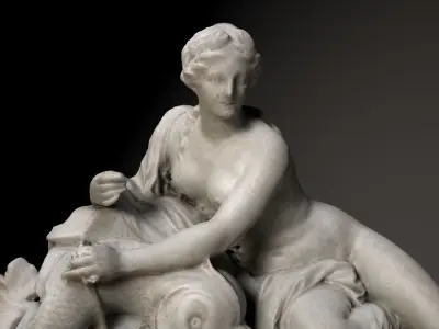 Amphitrite statue 3D model