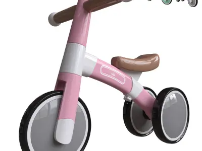 Hape First Ride Balance Bike 3D model