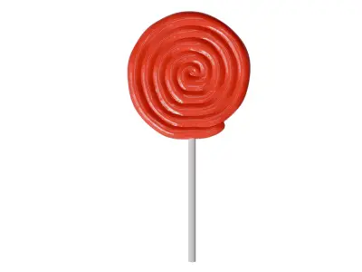 Round lollipop 3 3D print model