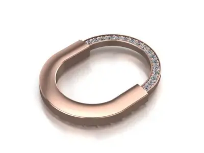 Tiffany lock fussion pendant 3D print model