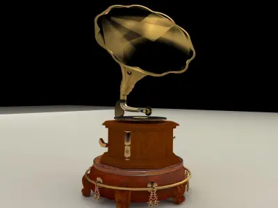 Gramophoto gramophone 3D model
