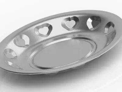 Chips Serving Plate 3D print model