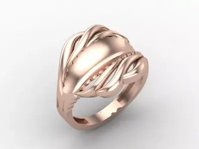 Plain Ring Women Ready STL 3DM Models Womens Rings 3D models 3D print model purchase