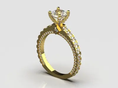 Wedding ring  3D print model