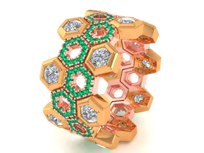 ladies ring 3D print model