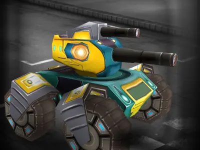 Tank Hero 2015 Pack  Low-poly 3D model