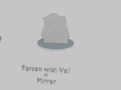 Wedding Vibes Pack Emoji Statues 3D print model